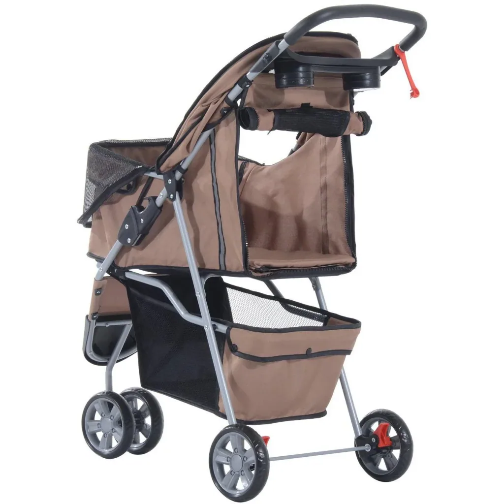 Hundebuggy Hundewagen Kaffee