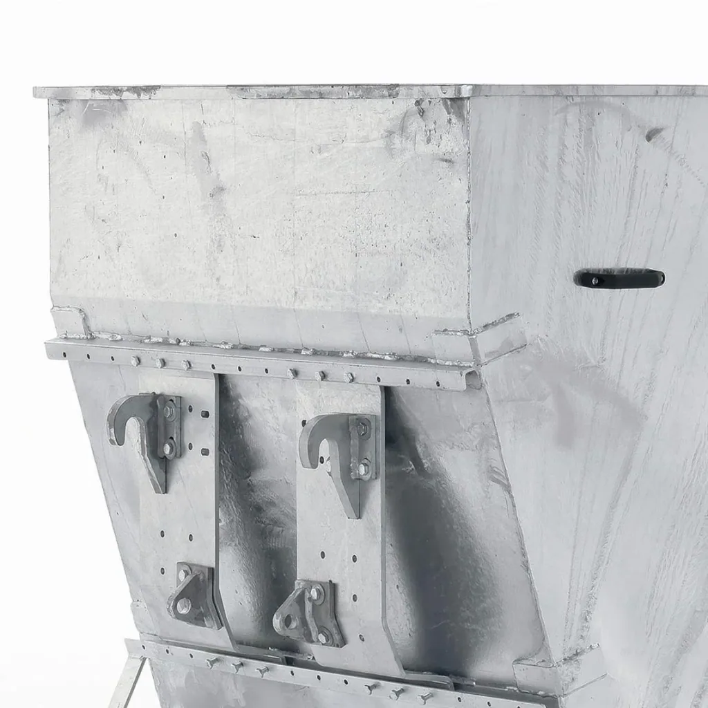 Großraumkuli für Hoflader, B 130 x T 130 x H 150 cm