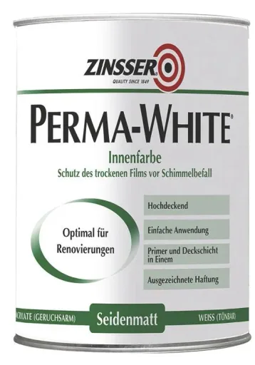 Schimmel Perma-White 1 L hochwertiger Innenanstrich zur Vorbeugung