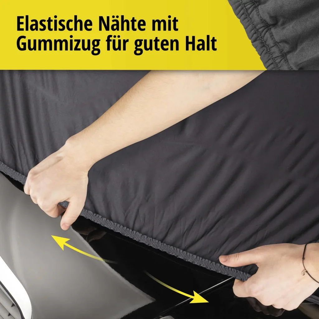 Autoabdeckplane indoor soft - Größe 4 - 381x440x155cm - PES - Elasthan