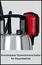 Schmutzwasser Tauchpumpe Edelstahl Maxima 250 PX mit 10 m Ablaufschlauch 32 mm, bis 14.500 l/h Fördermenge