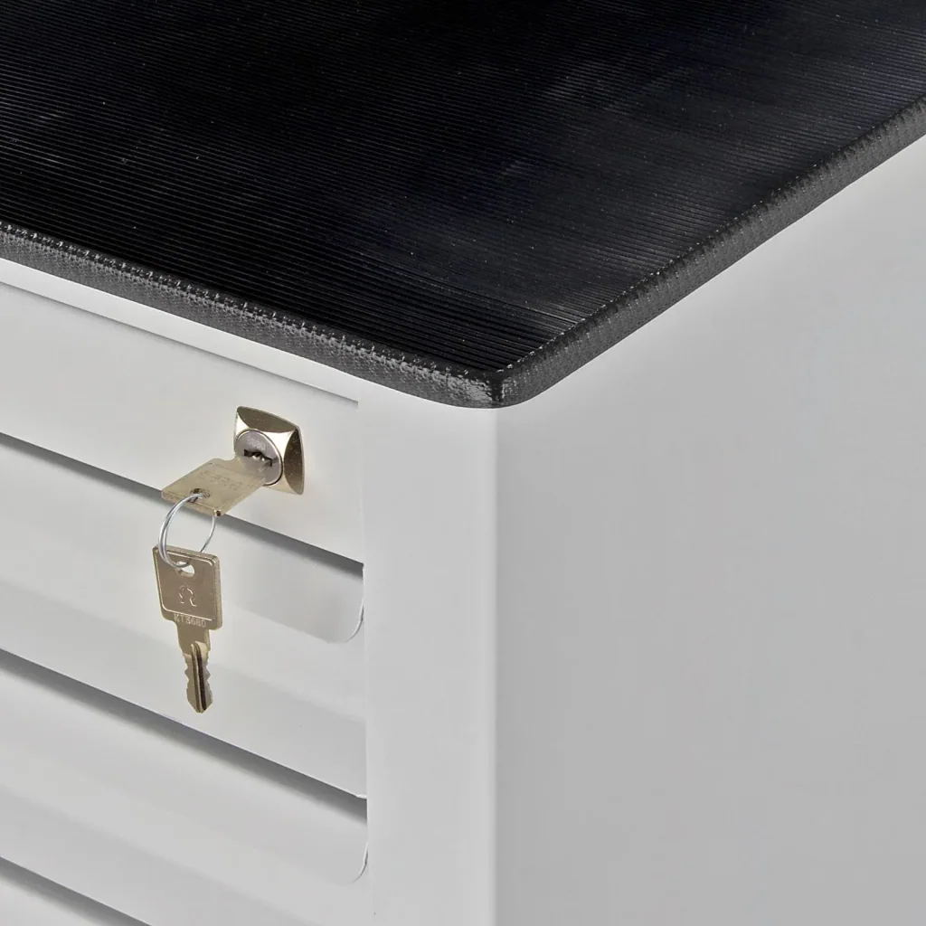 Schubladenschrank / Werkzeugschrank mammut, 10 Schubladen, RAL 7035