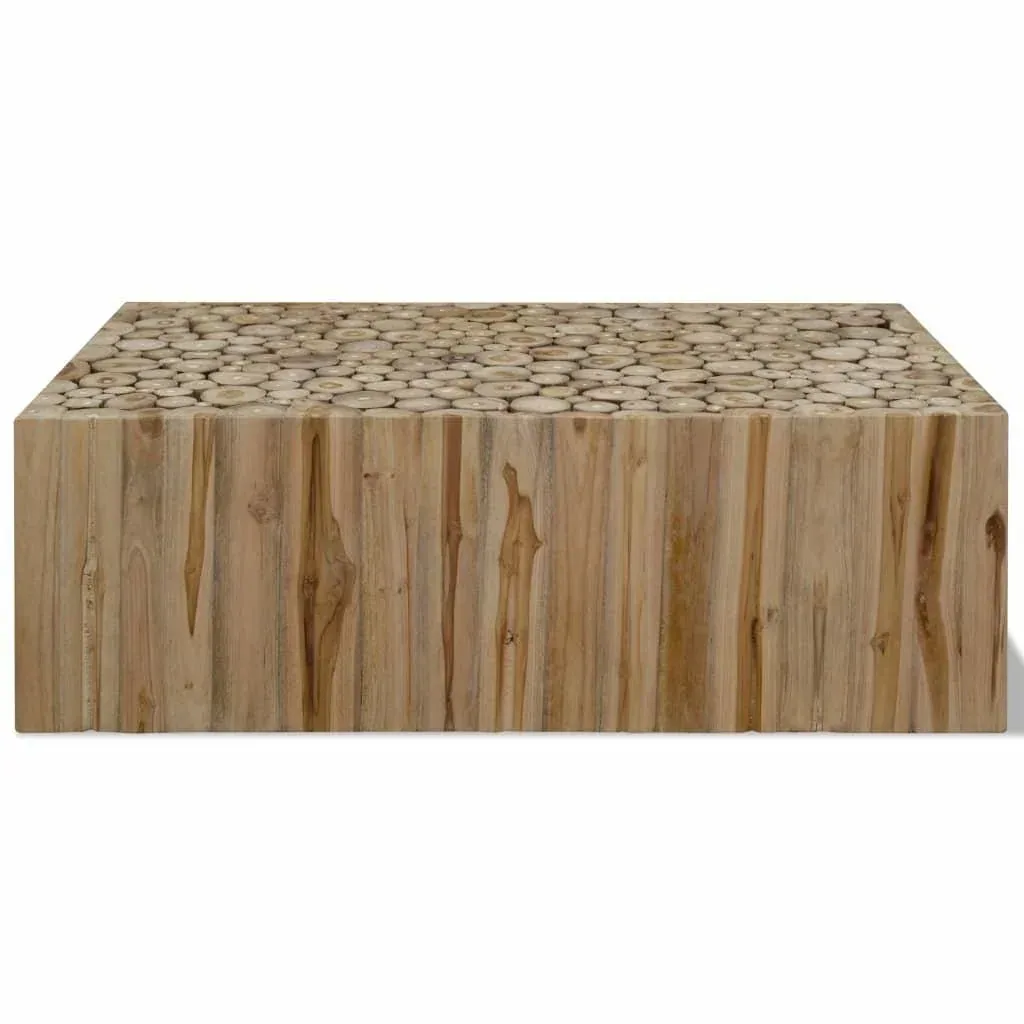 Couchtisch 90x50x35 cm echtes Teakholz