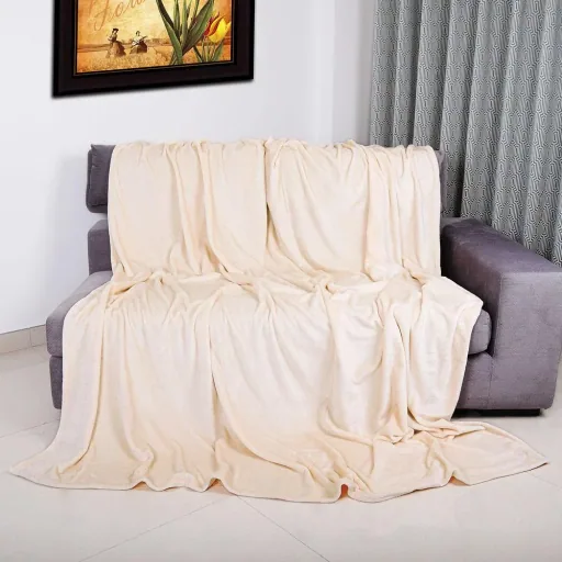Decke - Tagesdecken 240 x 220 cm - beige