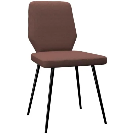 Esszimmerstühle 2-Sitzer Stoff braun