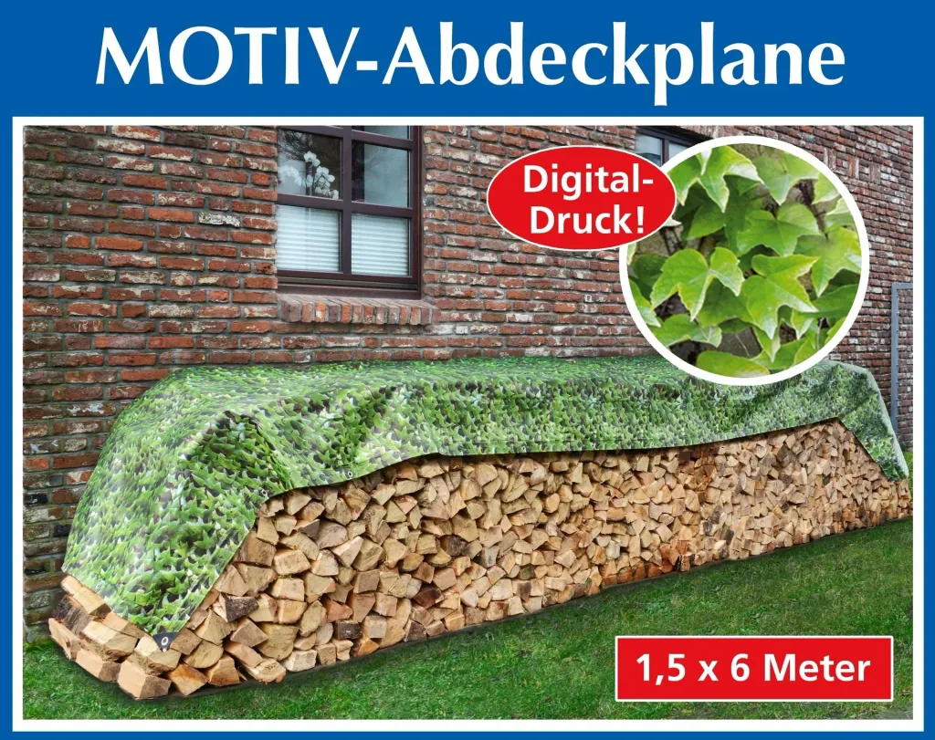 Allzweckplane WILDER WEIN 1,5 x 6m