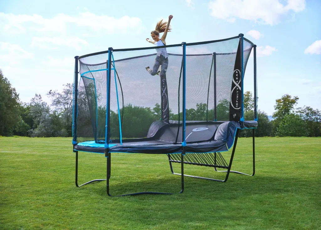 Infinity Trampolin blau/schwarz