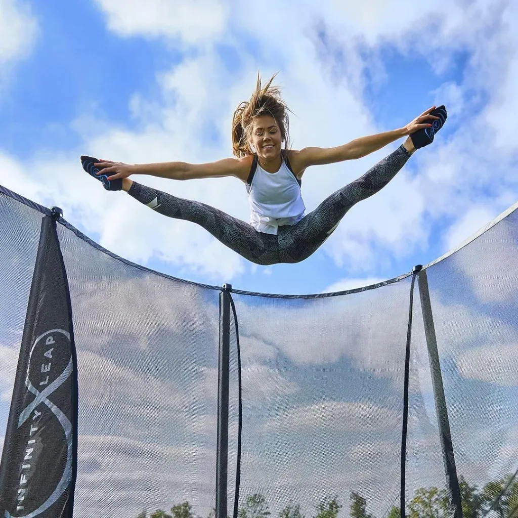 Infinity Trampolin blau/schwarz