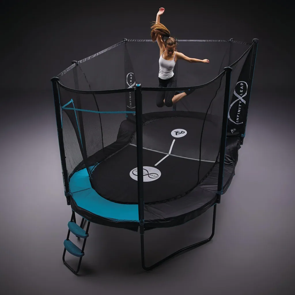 Infinity Trampolin blau/schwarz