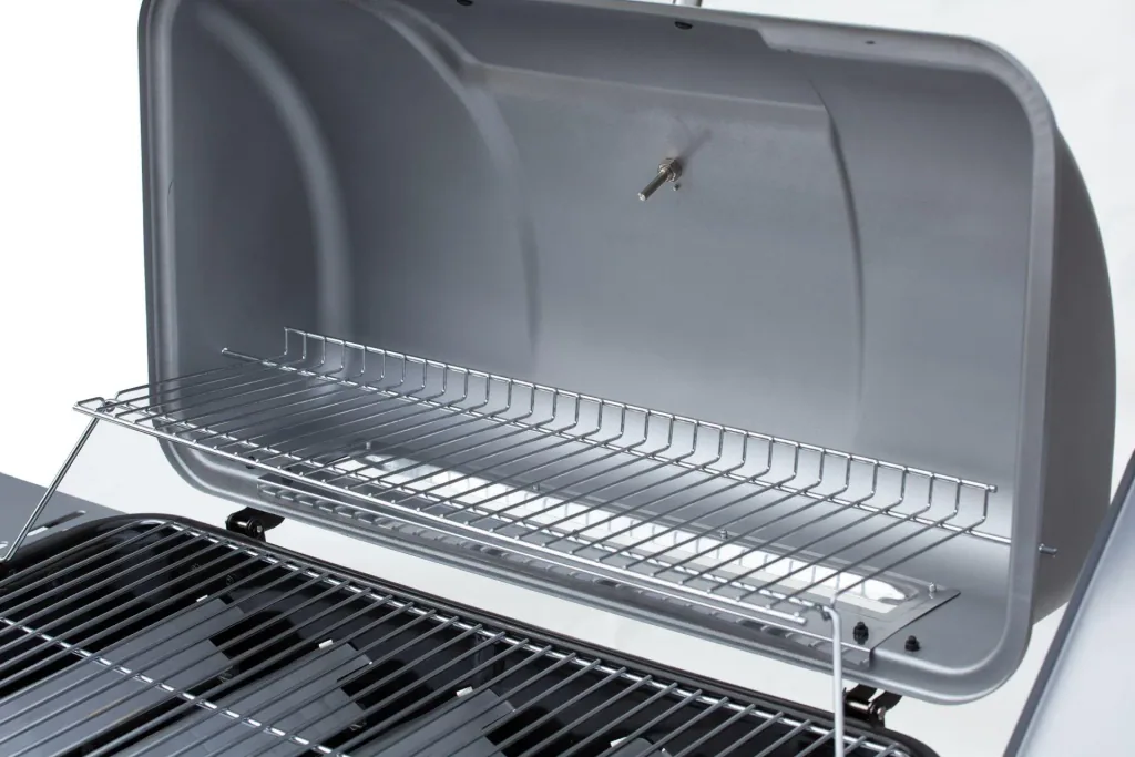Gasgrill "Dayton" 4 Hauptbrenner + 1 Seitenbrenner, silber