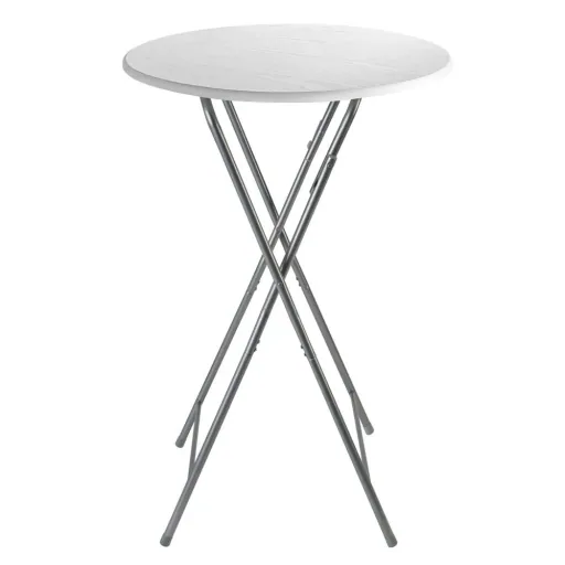 Bartable klappbar weiß, Holzdekor Typ