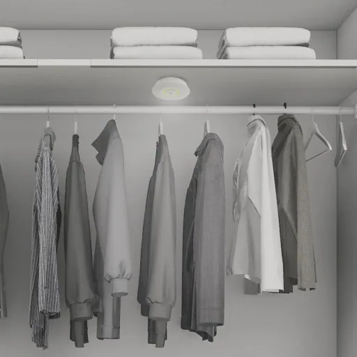 LED Leuchten 4er Set mit Bewegungsmelder und Lichtsensor