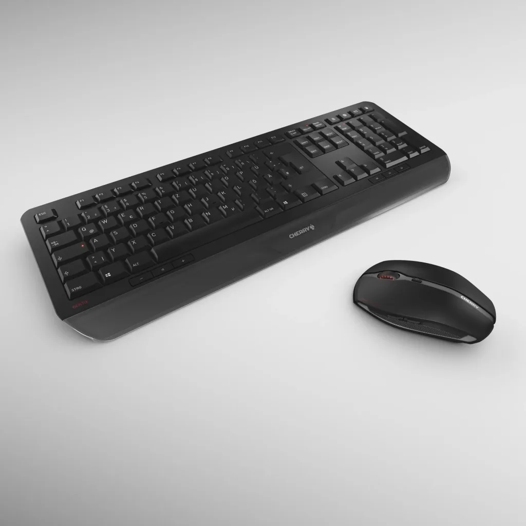 Kabelloses Tastatur-Maus-Set GENTIX DESKTOP schwarz