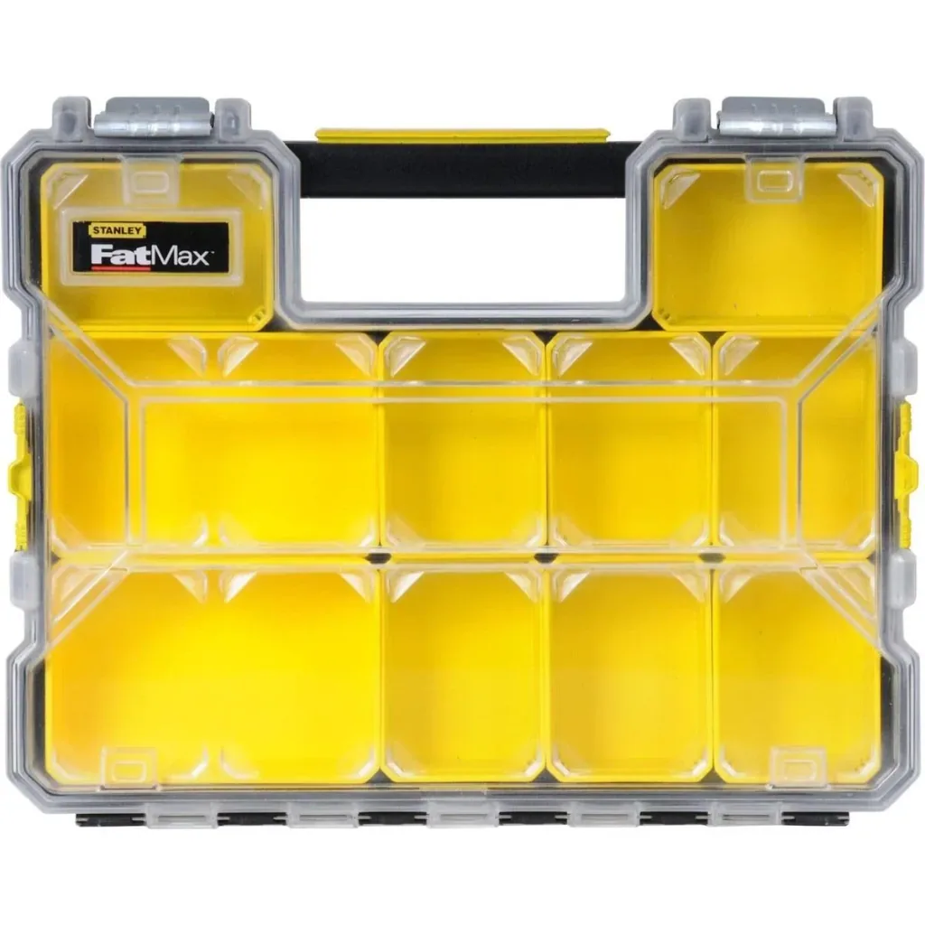 Professionelle Aufbewahrungsbox flach FatMax - 10 Aufbewahrungsfächer - 45x36x7 cm