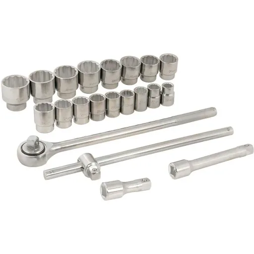 21-teiliger metrischer 3/4"-Schlüsselsatz
