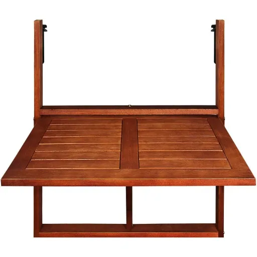 Klappbarer Balkontisch - Akazienholz - 65x45x87cm