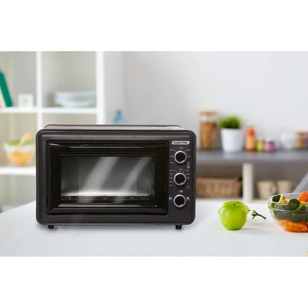 Elektrobackofen - 1500W - 35L - Schwarz