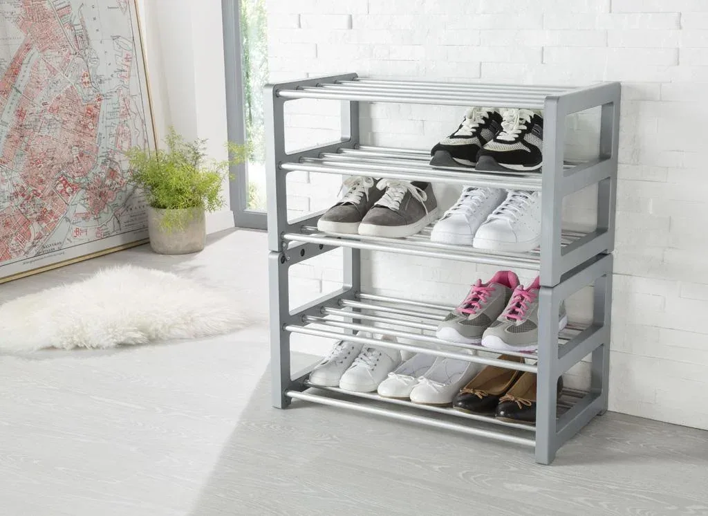 Schuhregal, stapelbar