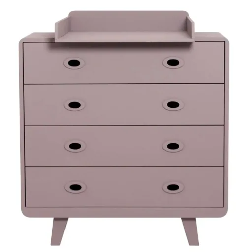 Laurette Kommode Toi & Moi, Farbe: hellgrau