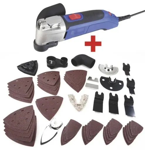 Multifunktionswerkzeug 300 W "Renomaster Pro" 57-teiligem Zubehör Set