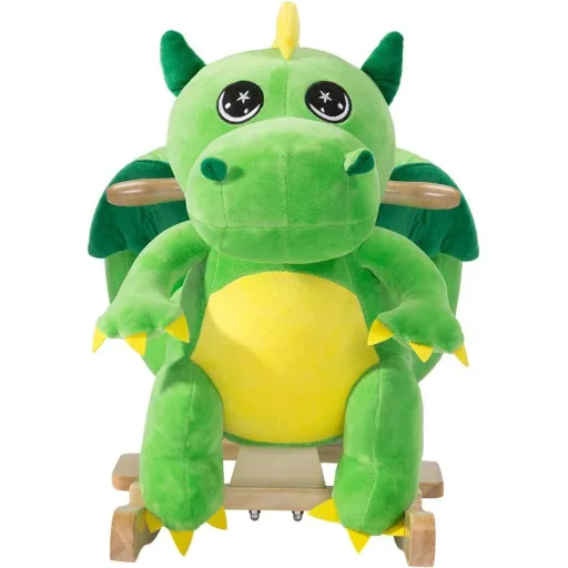 Schaukelstuhl Kinder Dino mit Sicherheitsgurt