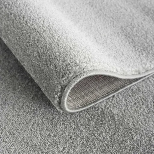 Livone Kinderteppich Stern rosa auf grau, Teppichgrösse: 160 x 230 cm