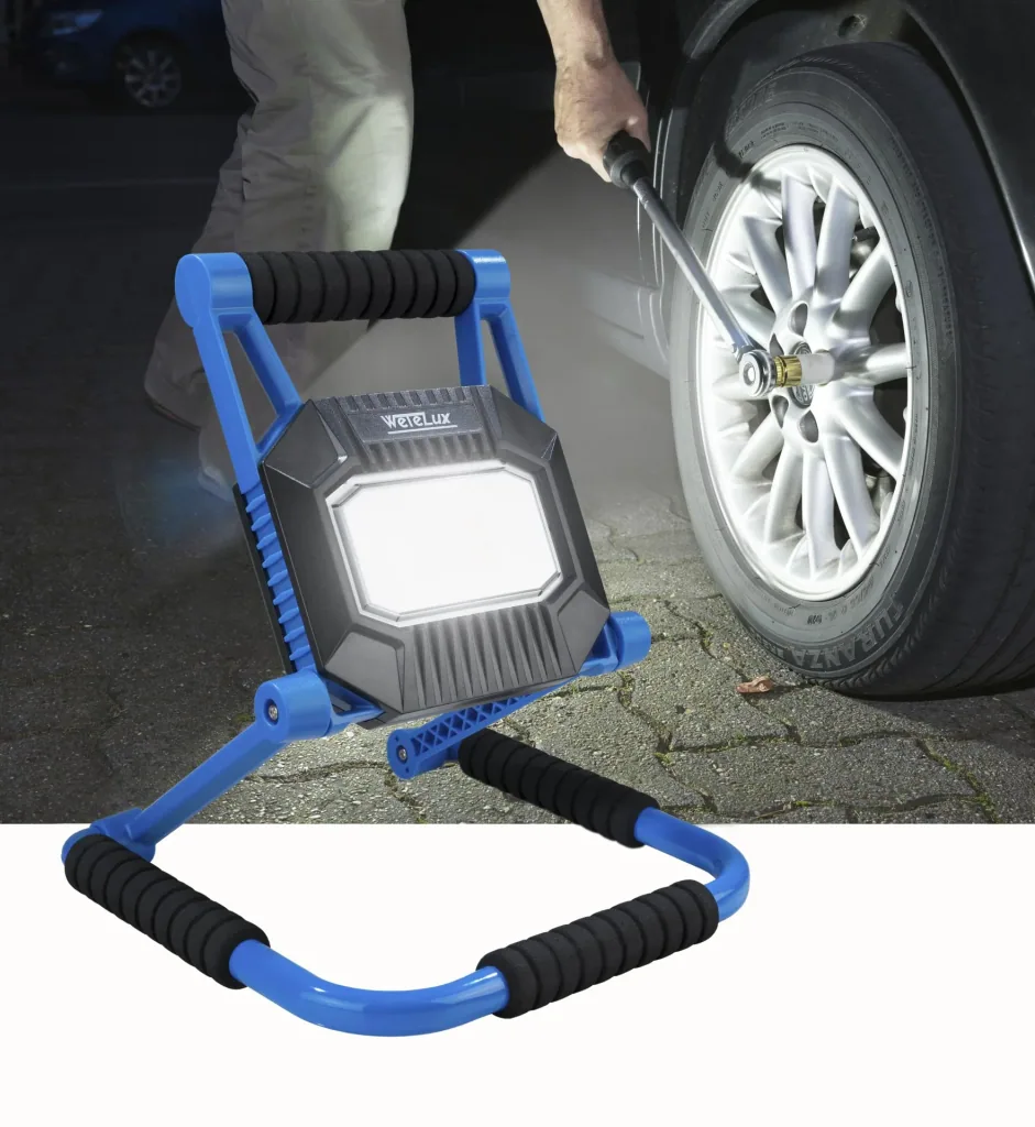 Faltbare LED Arbeitsleuchte,wiederaufladbar, 20 Watt