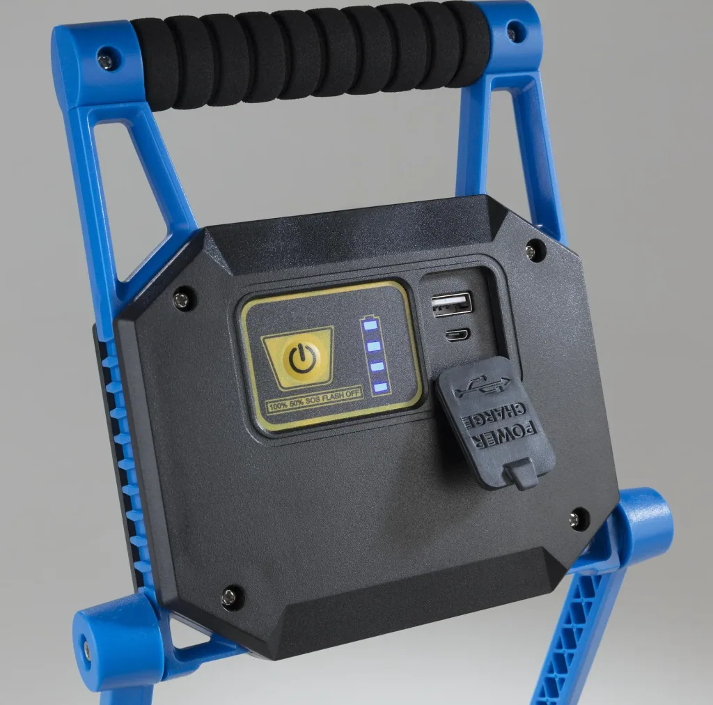 Faltbare LED Arbeitsleuchte,wiederaufladbar, 20 Watt