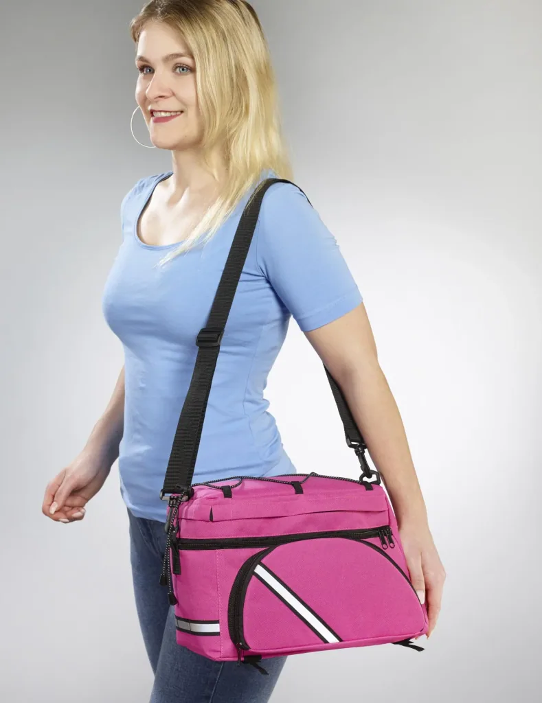 Fahrrad Gepäckträgertasche - multifunktionell, Pink