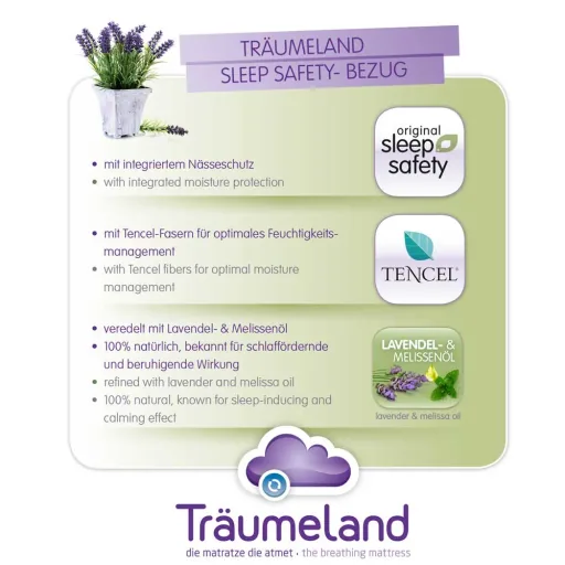 Träumeland Babymatratze Comfort Mondschein 60 x 120