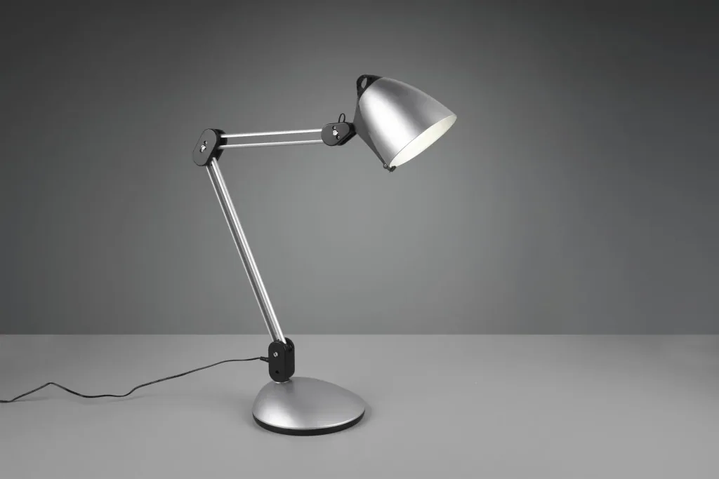 LED-Klemm-/Tisch-/Wandleuchte NADAL, 6,8W, 3000-5000K, 640 lm, Touch-Dimmer, Farbe titanfarbig/schwarz