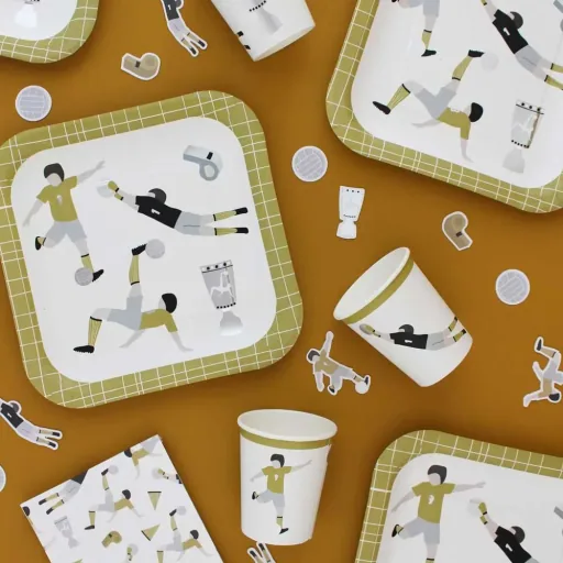 Ava & Yves Geschenk Papiertüten Fussball