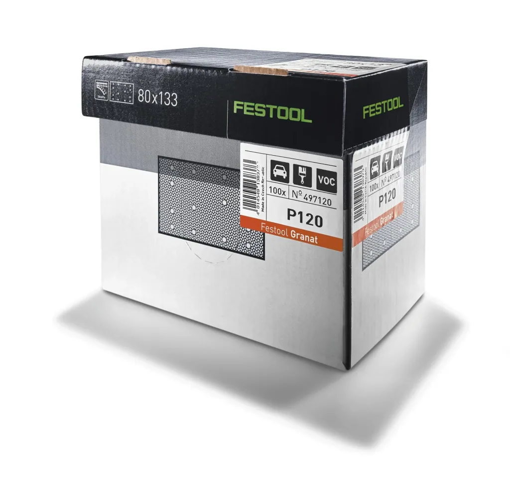 Schleifstreifen STF 80 x 133 P180, 100 Stück
