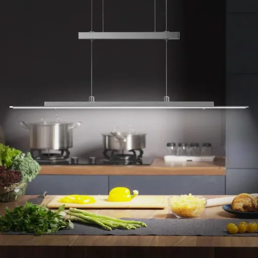 Monzana® LED-Pendelleuchte Sammvaer warmweiß