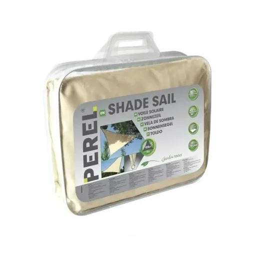 Garten-Sonnensegel Dreieck 5 X 5 X 5 m Farbe: Creme