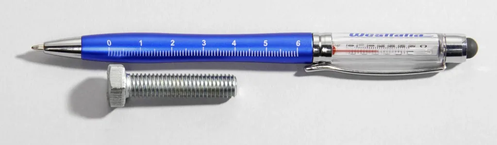 Kugelschreiber mit Thermometer