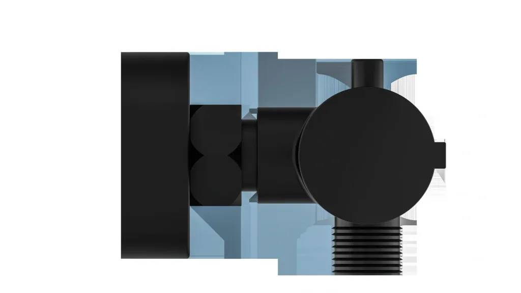Thermostat Duscharmatur, Schwarz matt
