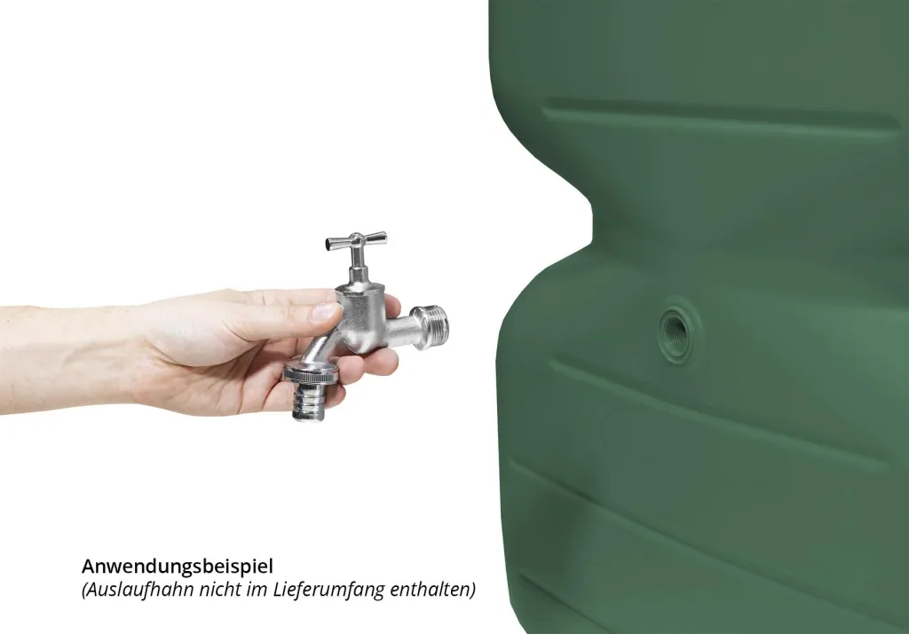 Gartentank CUBUS 1000 L, dunkelgrün