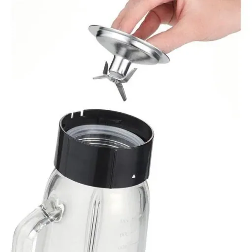 Mixer - 1 Liter - 500 Watt - Geeignet für Eis - Smoothies, Saucen, Suppe