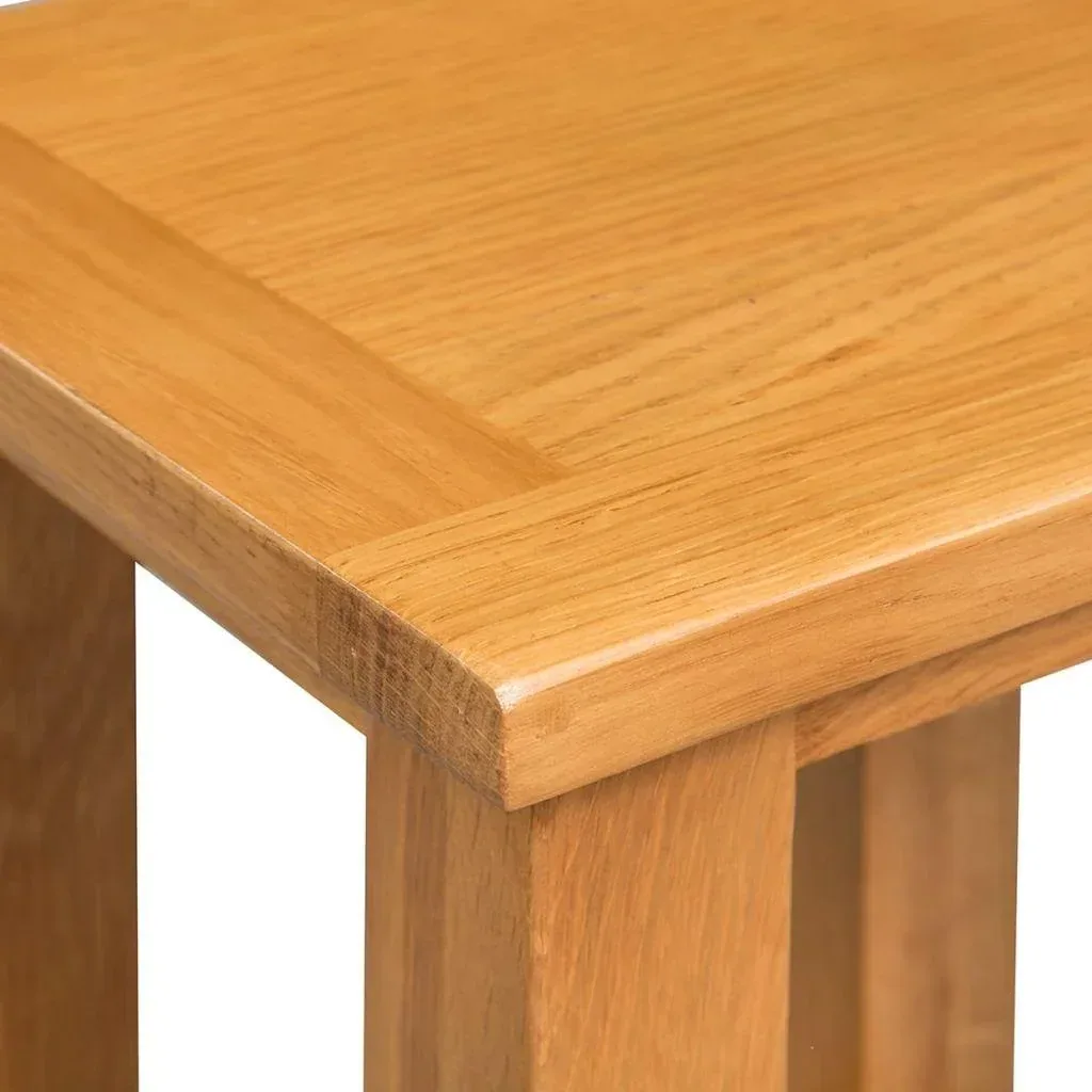 Beistelltisch 27x24x37 cm Eiche massiv