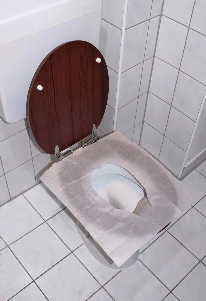 Toilettenbrillenabdeckung 10 Stück, Einweg, 5er-Pack