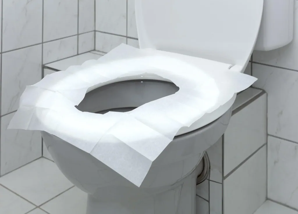 Toilettenbrillenabdeckung 10 Stück, Einweg, 5er-Pack
