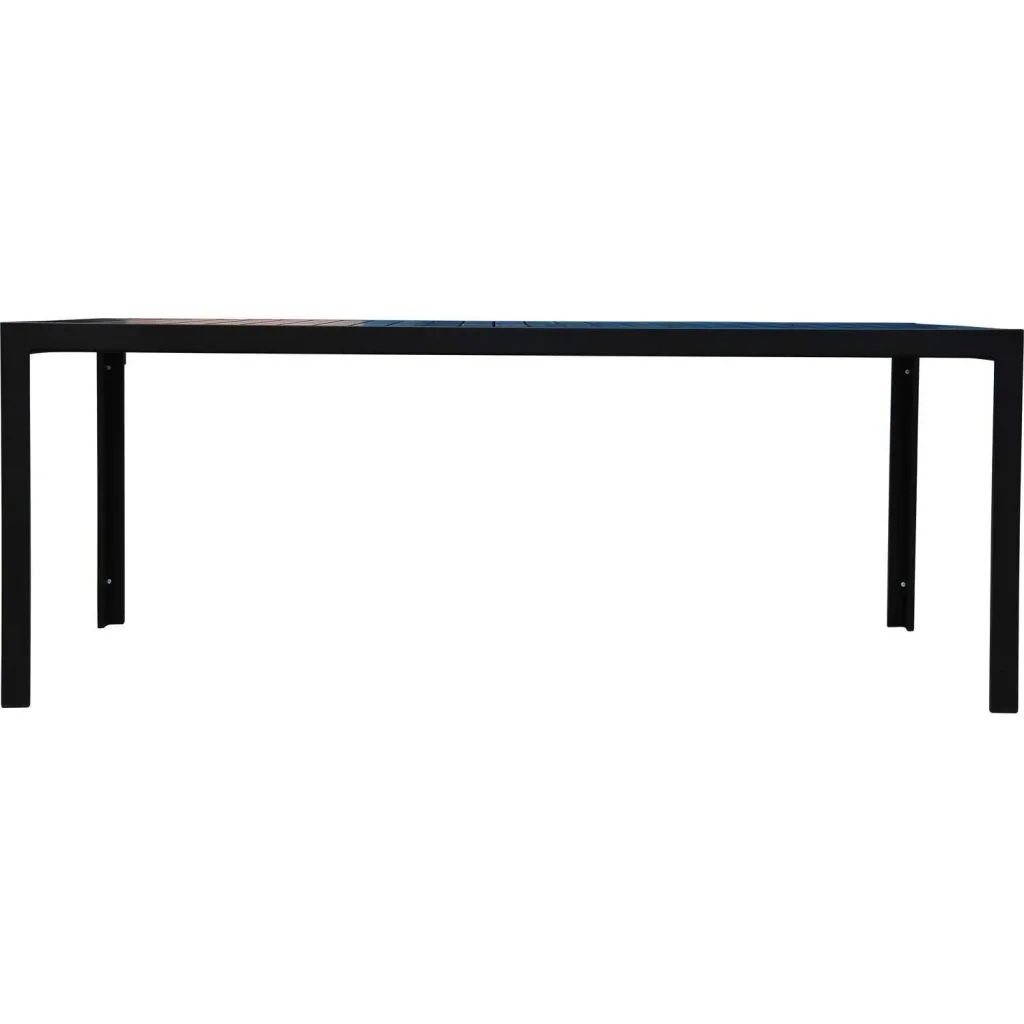 Gartentisch mit Aluminium-Rahmen