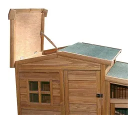 Kleintierstall inklusive Freigehege 160 x 80 x 117 cm