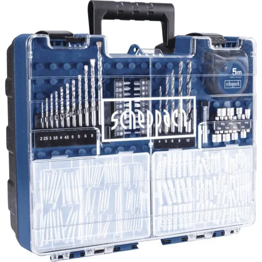 Akku-Bohrschrauber-Set 20V - Inkl. 2x 2Ah Akku, Ladegerät, Koffer, 206er Akkupack, Schraubendreher-Set