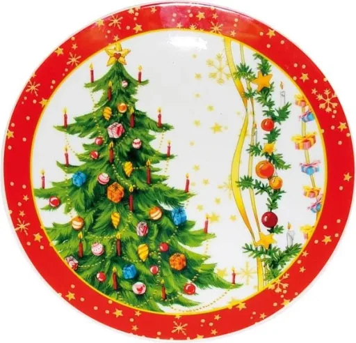 Weihnachtsgedeck, 3-teilig, gefüllt mit 100 g Pralinen