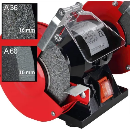 Schleifmaschine mit 2 Schleifscheiben 120W - DBSM004