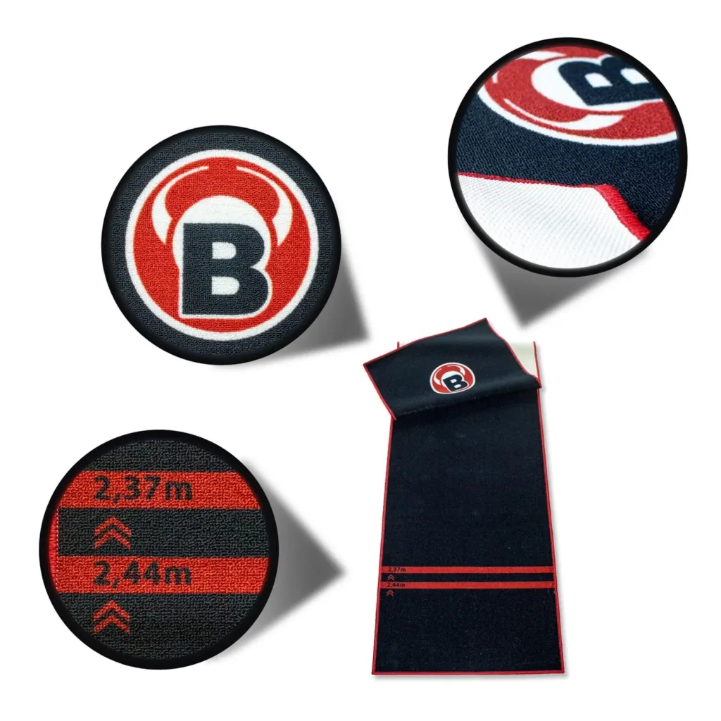 Dartteppich "170" Schwarz