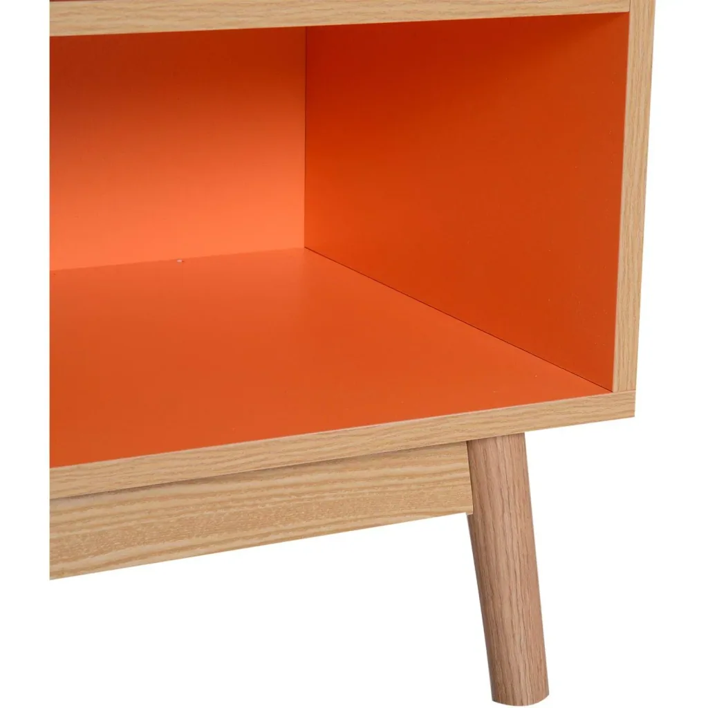 Nachttisch Nachtkommode Konsole Beistelltisch mit Schublade Holz 48 x 40 x 61,5 cm