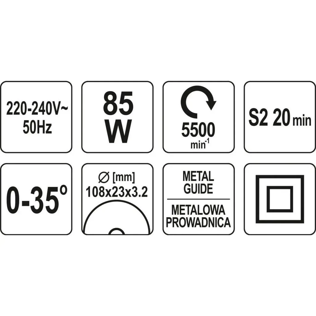 Kettenschleifer - 85W - 5500rpm